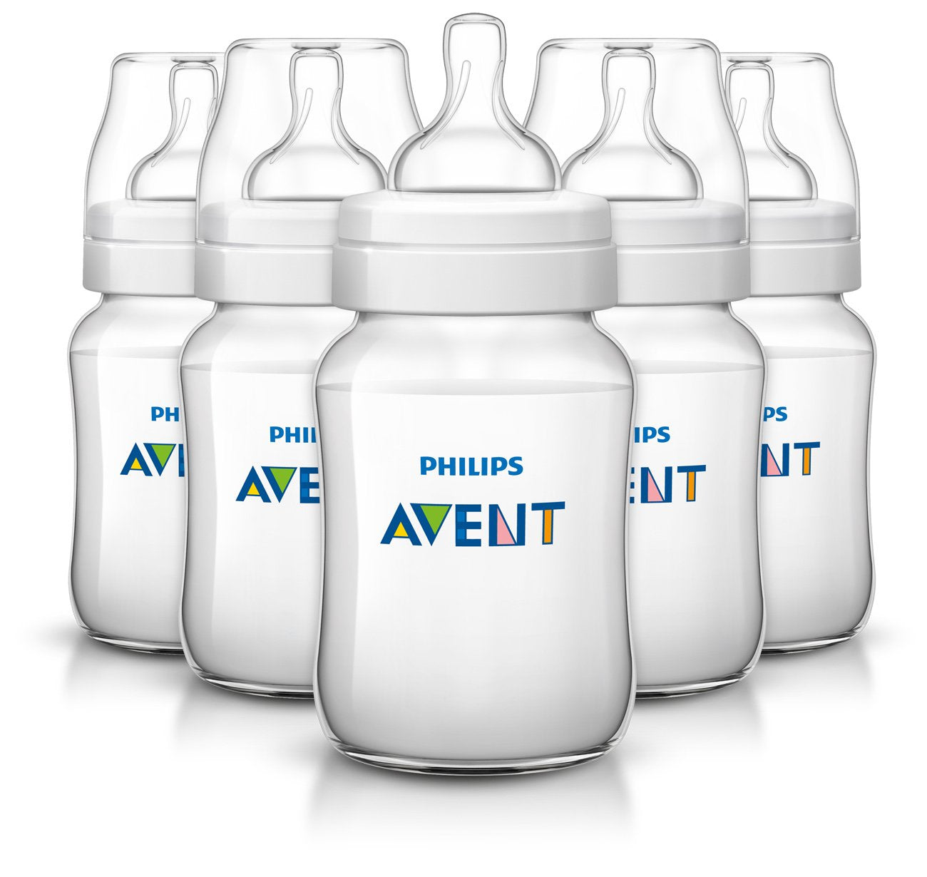 Philips Avent Classic Plus Baby Bottles 9 Ounce (5 Pack)
