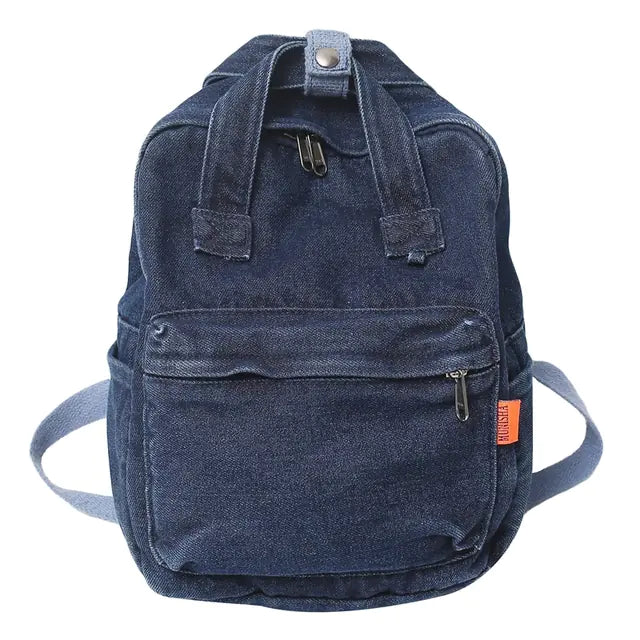 Cute Small Denim Backpacks for Women and Girls