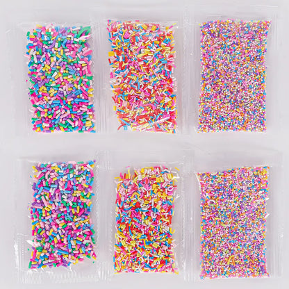DIY Soft Clay Crystal Slime Fillers for Phone Cases