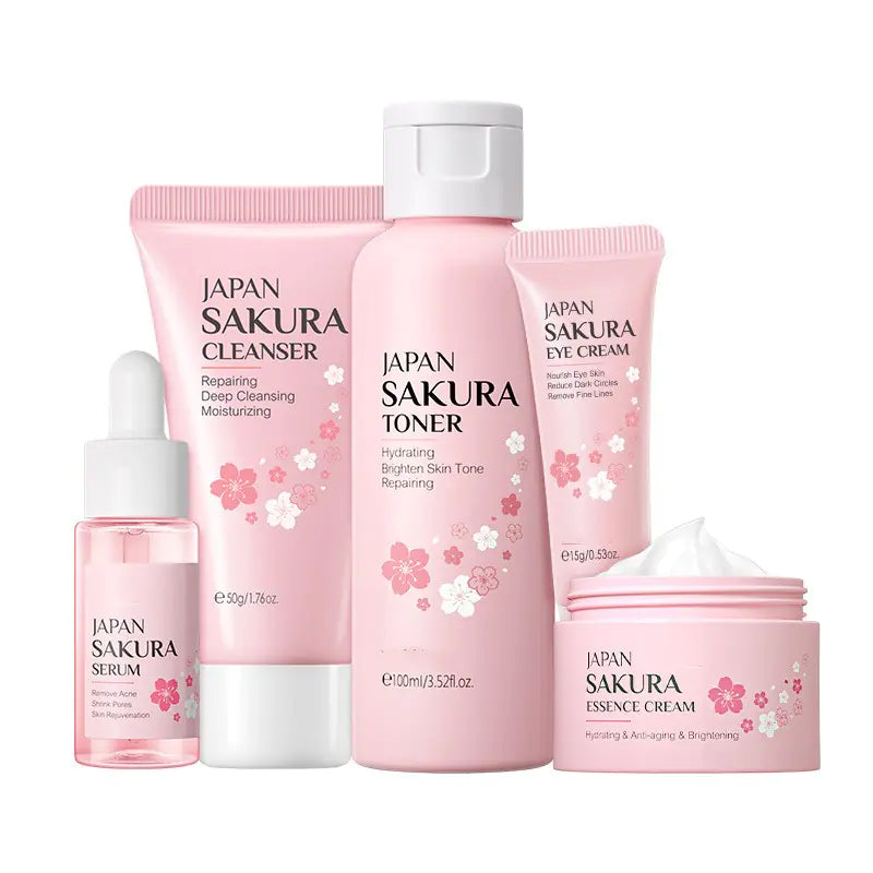 Hydrating Face Cream 5-Piece Skincare Set