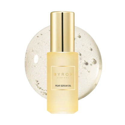 Byroe Pear Serum Oil | Facial Oil with Moringa Seed Oil Dew-Boosting Glow Matrix Red Algae and Leaf Shield | Instantly Refreshing Glowing Hydration | 20 ML