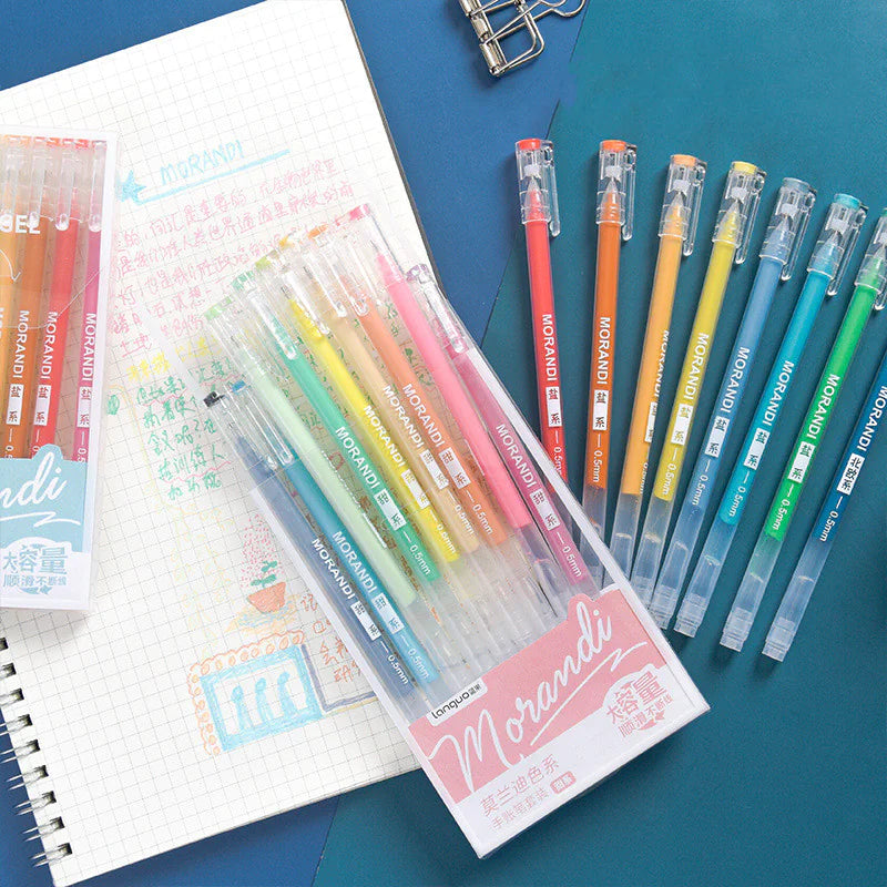 Morandi Hand Account Pen Retro Cap Color Gel Pen