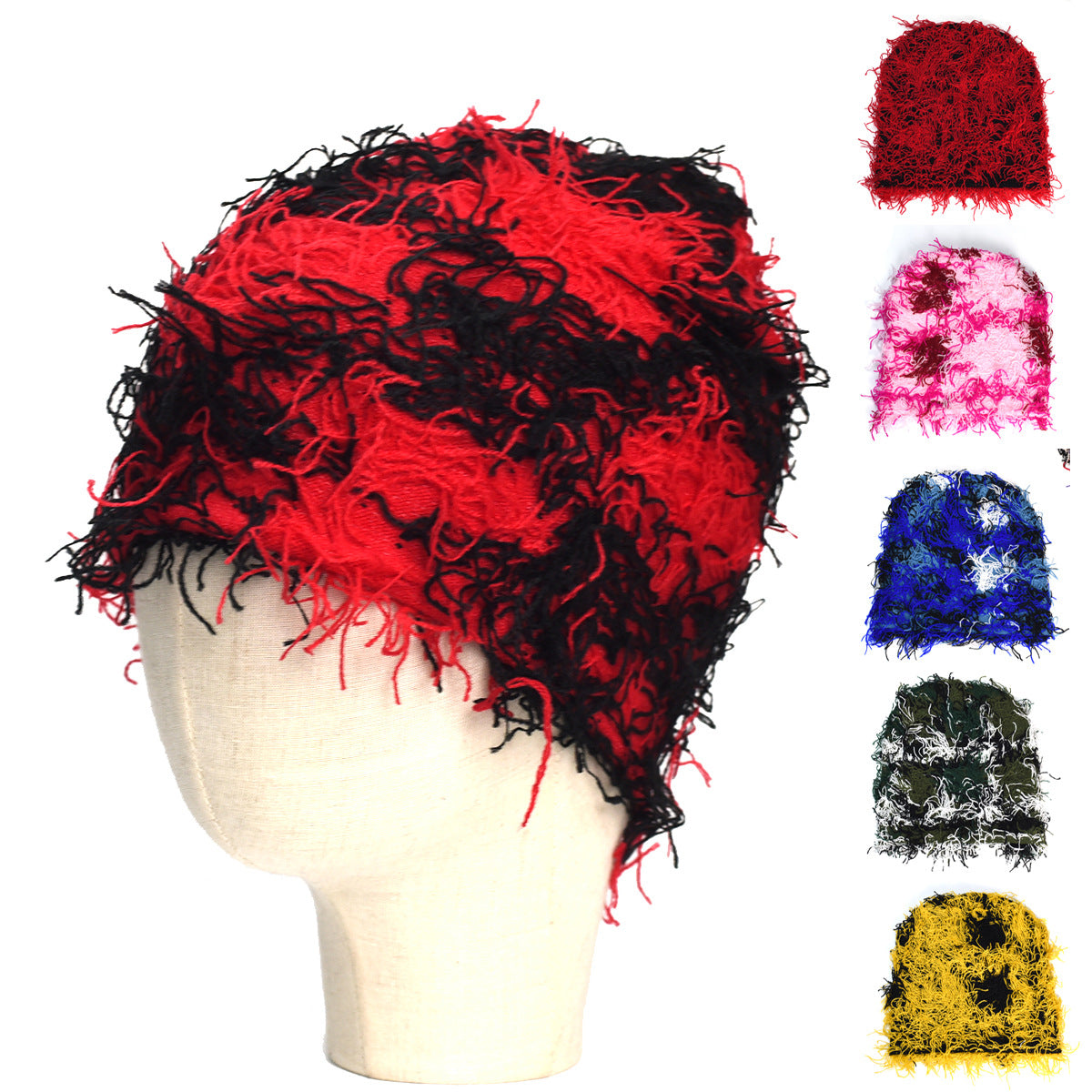 Camouflage Wool Knitted Hats for Couples