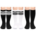 Olreco Toddler Soccer Socks 2T Toddler Baseball Socks Boys Soccer Socks Toddler 3T Girls Soccer Socks Boys Baby Knee High Socks