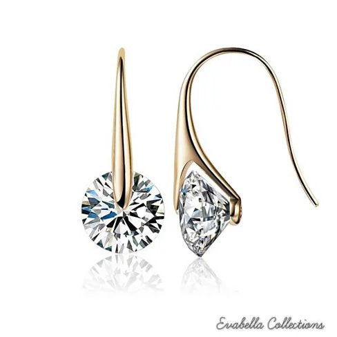 BOUTIQUE DIAMONDS - Charming Swarovski Drop Earrings