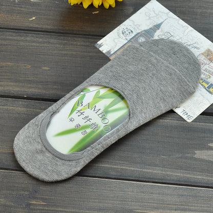 Men's Silicone Non-Slip Shallow Mouth Boat Socks