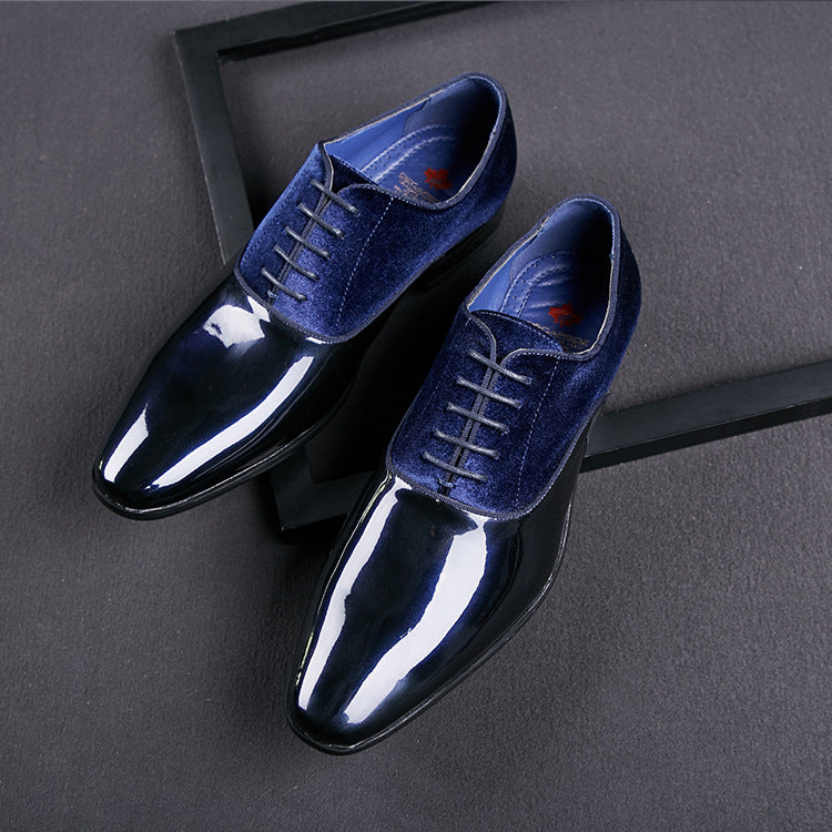 Men's Formal British Pointy Low Top Business Shoes