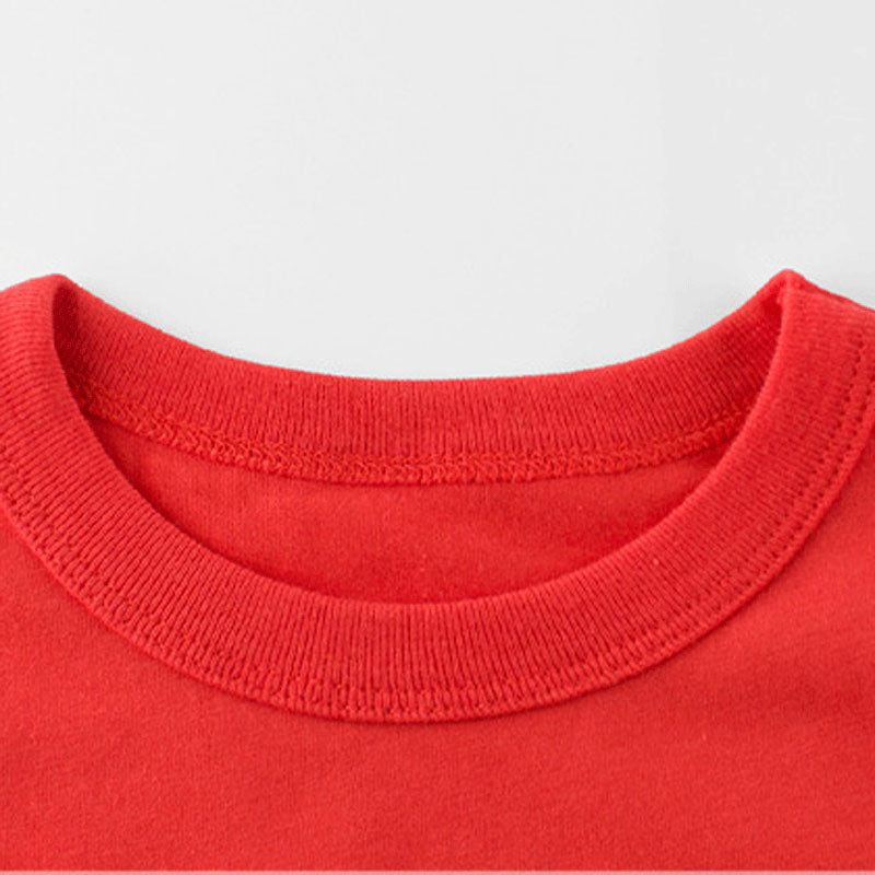 Solid Color Cotton T-Shirts for Kids and Toddlers