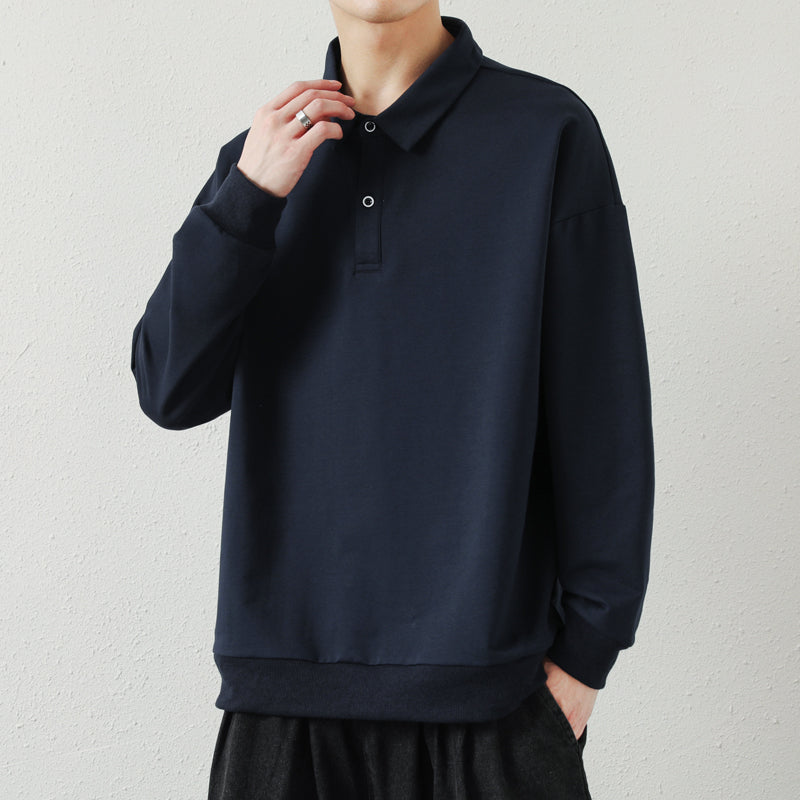 Men's Casual Vintage Long Sleeve Sports T-shirt Hoodies