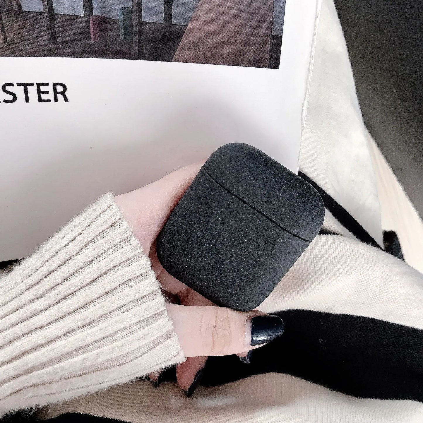 Cute Simple Hard Case for Apple AirPods Wireless Earbuds