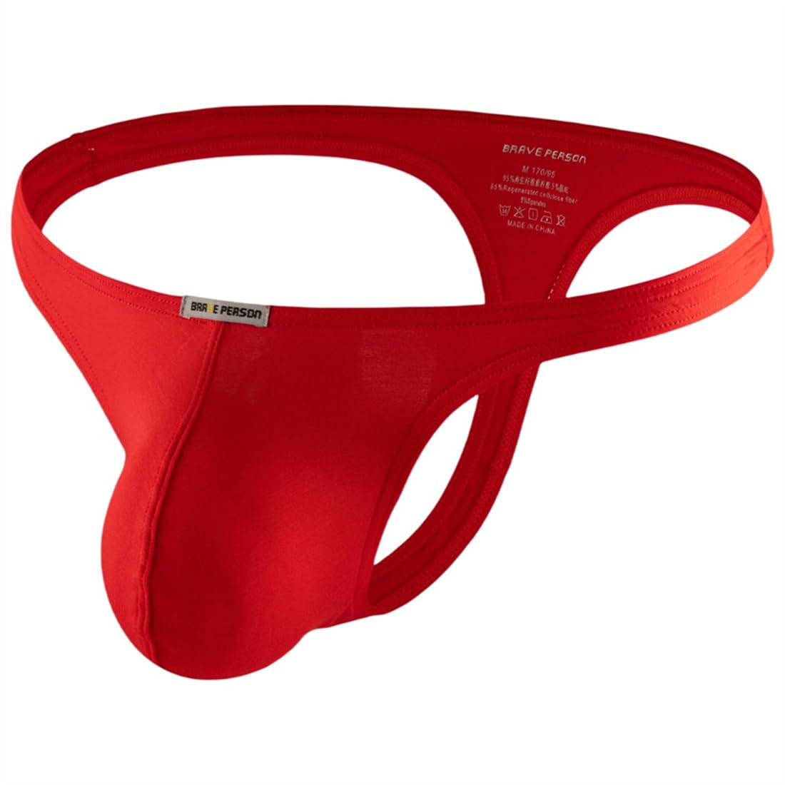 DKEGIFF Mens Thong Underwear Mens G Strings & Thongs Underwear Stretch Comfort Mens Thong G-String Underwear Male Thong Red