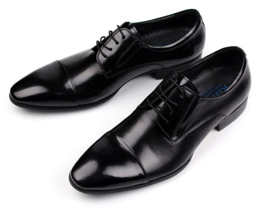 Men's Pointed-Toe British Business Dress Shoes