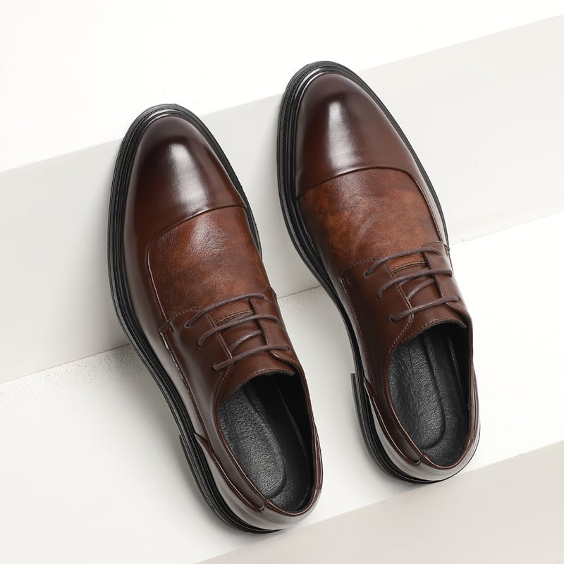 Men's Pointed Business Dress Shoes - British Style