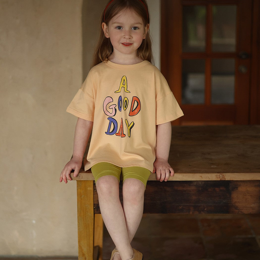 Cotton Cartoon Baby Short Sleeve T-shirt