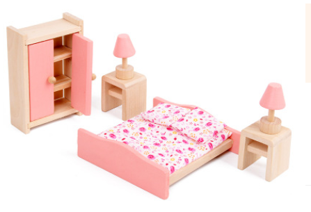 DIY Creative Miniature Wooden Furniture for Kids