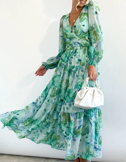 Swing V-Neck Dress