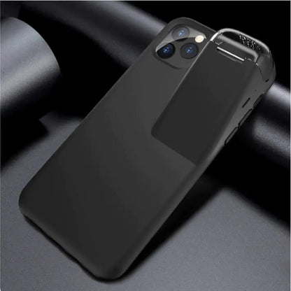 Phone Case with TWS Wireless Earbuds Charging Dock