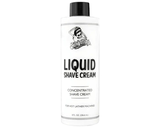 Suavecito Liquid Shave Cream 8 oz. Mens Shaving Professional Product For Machine Use Only