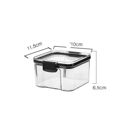 Transparent Plastic Storage Jars for Home Use