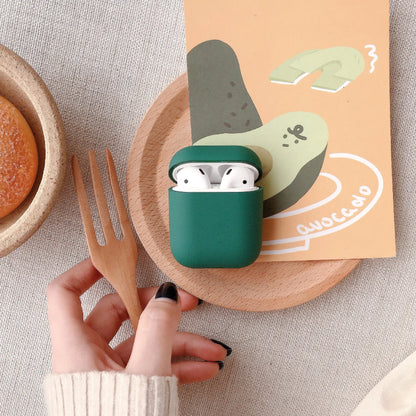 Cute Simple Hard Case for Apple AirPods Wireless Earbuds