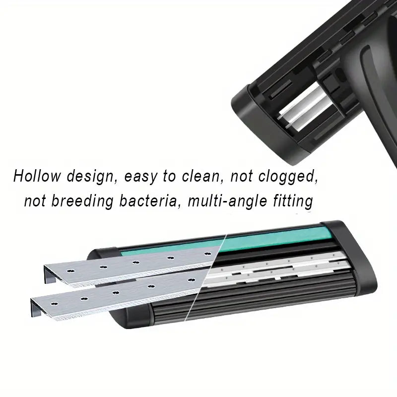 Twin Blade Stainless Steel Disposable Razors for Men