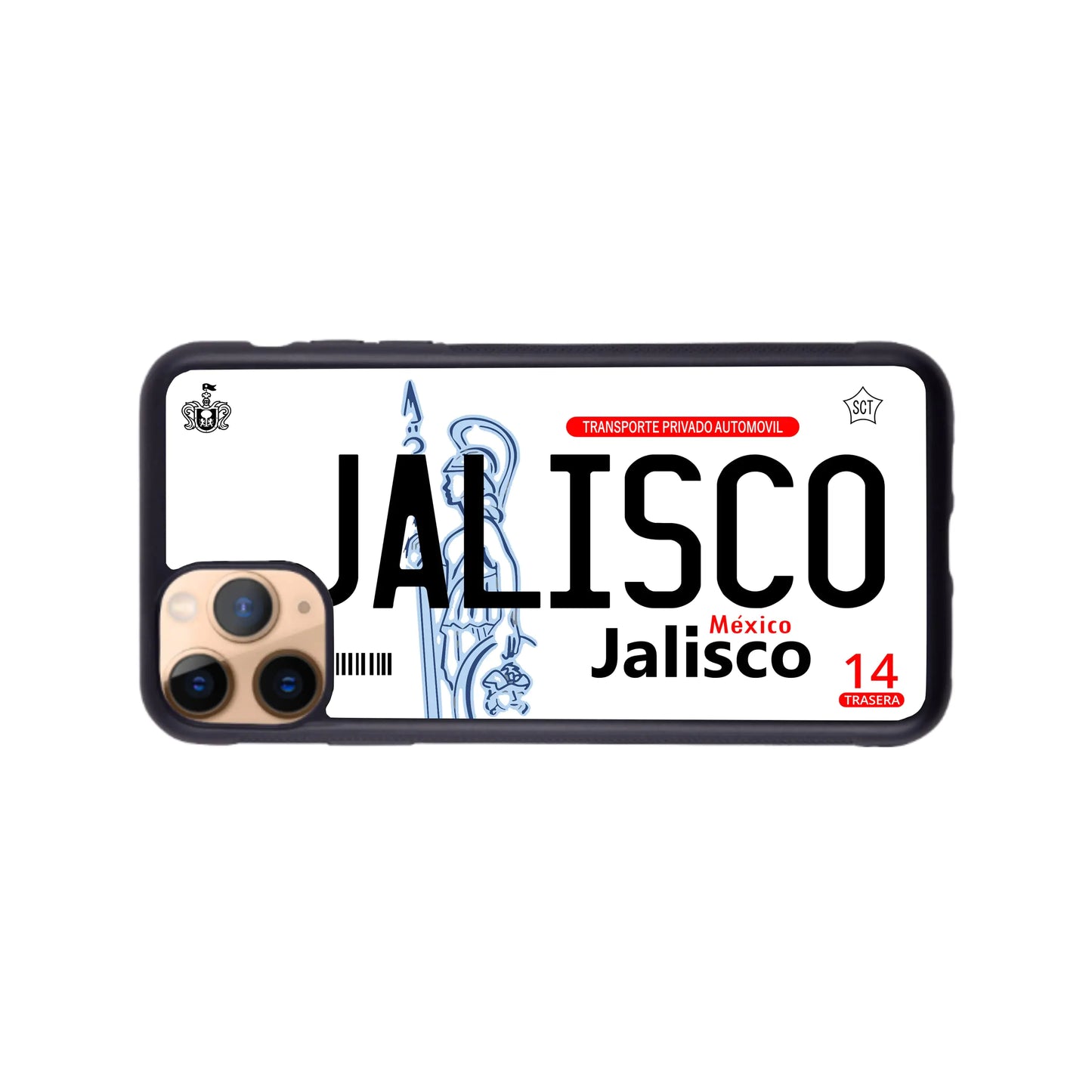 Jalisco Placas Phone Case - License Plate Phone Case (iPhone 12 Mini)