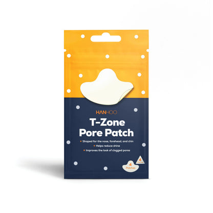 Hanhoo T-Zone Pore Patch 4 Pore Patches and 4 Triangle Blemish Patches Improves Look of Clogged Pores Mattifies Shrinks Pimples on T-Zone Blackhead and Acne Treatment Korean Skincare