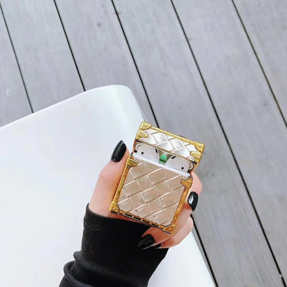 Woven Leather AirPods Case for Wireless Earbuds