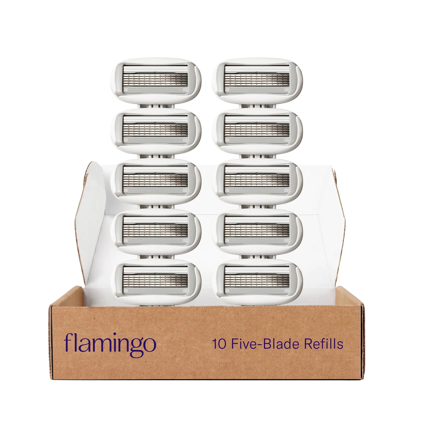 FLAMINGO Womens Razor 5-Blade Refills - Razors for Women - 10ct