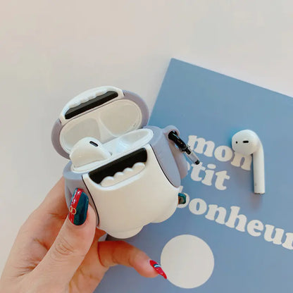 Silicone Shark Case for AirPods 1/2 Wireless Earbuds