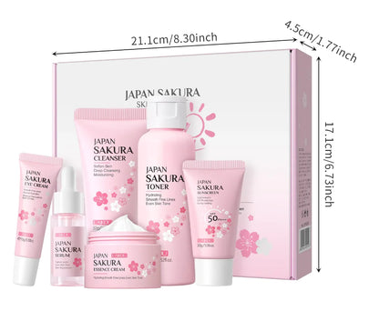Cherry Blossom Skincare Set – 6pcs