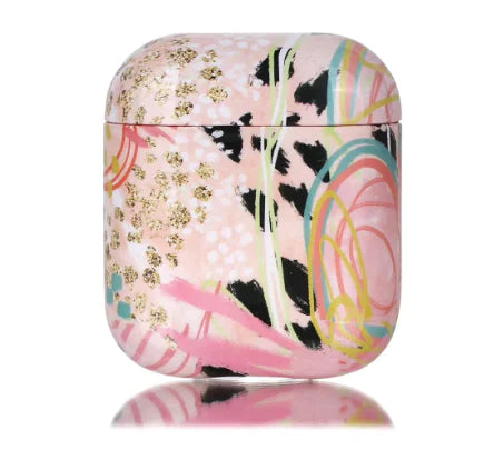 Art Oil Painting Floral Case for Apple Wireless Earbuds