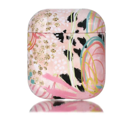 Art Oil Painting Floral Case for Apple Wireless Earbuds