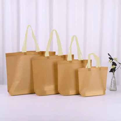 Custom Non-Woven Fabric Tote Bags for Gifts and Shopping