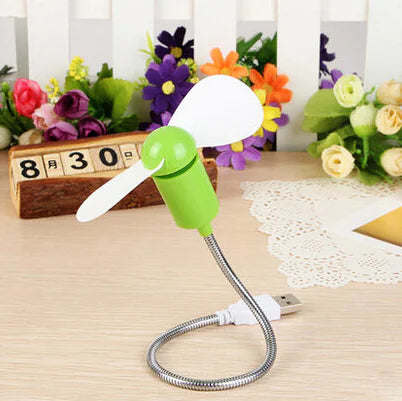 Snake-Shaped Mini Fan for Laptops and Notebooks