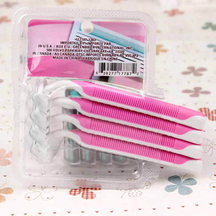 Classic Women's Disposable Hair Removal Razors (4 Pack)