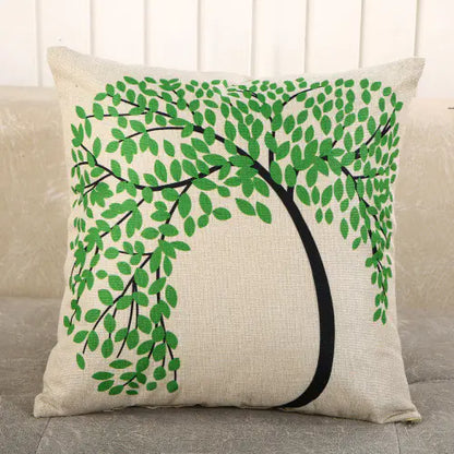 Linen Printed Pillows for Car and Couch Decoration