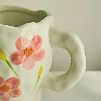 Handmade Hand-Painted Ceramic Coffee and Tea Mugs