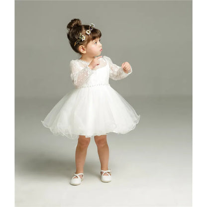 Long Sleeve Baby Wedding Dress