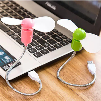 Snake-Shaped Mini Fan for Laptops and Notebooks