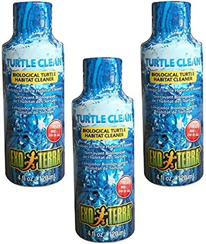 Exo Terra PT1999 Turtle Clean Water Conditioners 8.4oz Each (3 Pack)