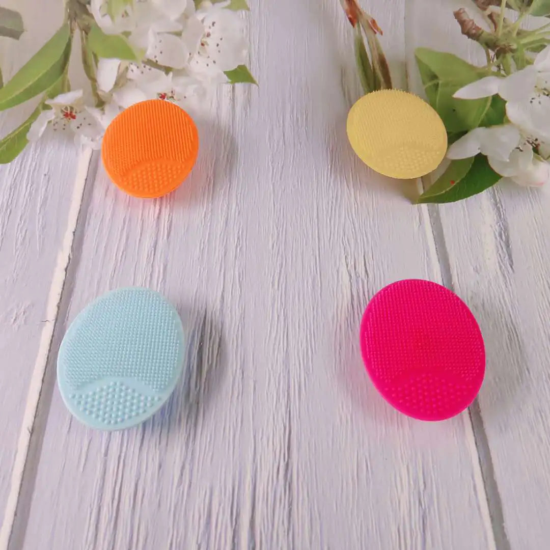 Manual Small Face Wash Brush with Food-Grade Silicone