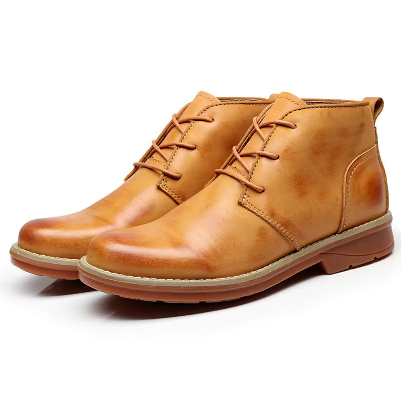 Martin Shoes Breathable Genuine Leather Business Shoes