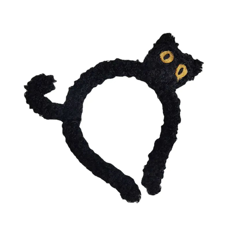 Cute Cartoon Plush Face Wash Headband for Women