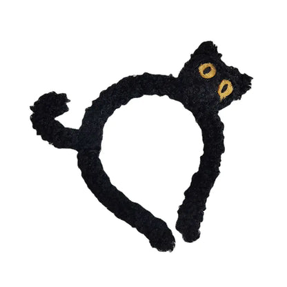 Cute Cartoon Plush Face Wash Headband for Women