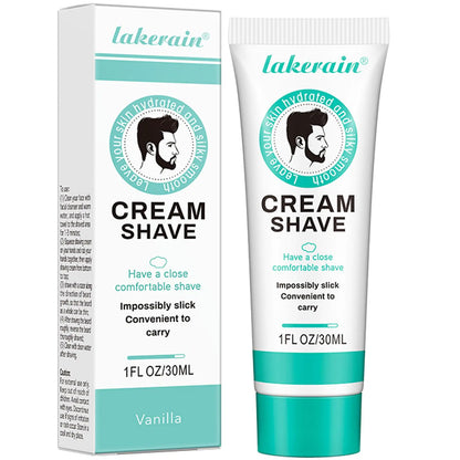HWSHQY OO Moisturizing Men Shave CreamUltra-Slick Shaving Cream to Fight CutsNicks and Razor BurnTravel Shave Cream for Women and Men02 Vanilla