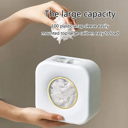 Wall-Mounted Stretch Film Storage Box for Home