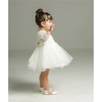 Long Sleeve Baby Wedding Dress