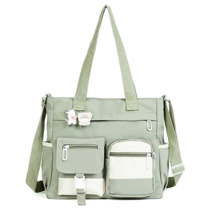 Phaoullzon Crossbody Cute Bag for Teens Kawaii Messenger Purse Nylon Shoulder Tote Bags
