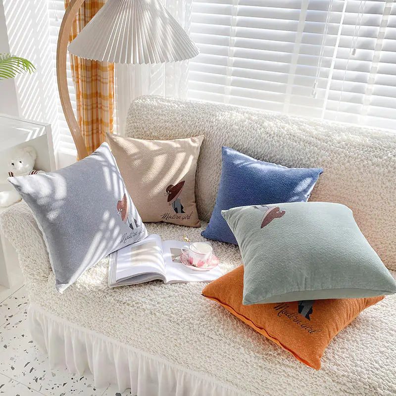 Bed Window Cushions and Pillow Covers